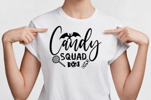 Candy Squad Halloween Graphics for Print Templates