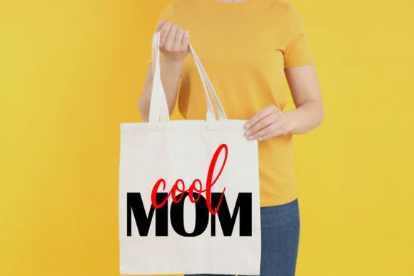 Cool Mom_Svg Vector Design for Print Templates and Graphics