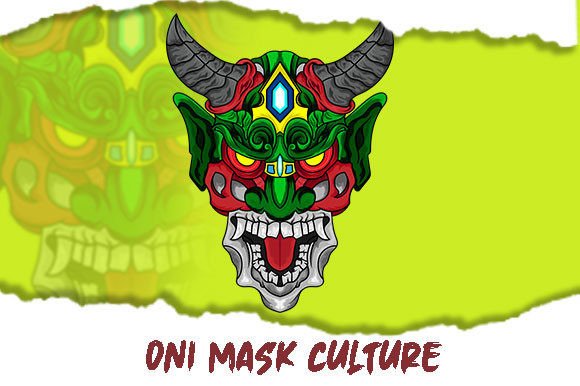Green Goblin Devil Monster Scream Illustration for Graphics