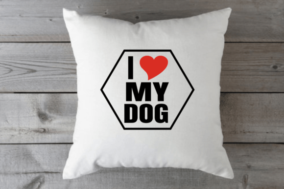 I Love Dog Svg Vector for Print Templates and Graphics