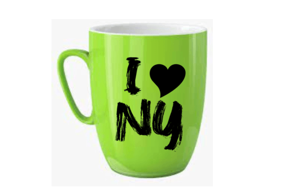 I Love NY SVG Design for Print Templates and Graphics