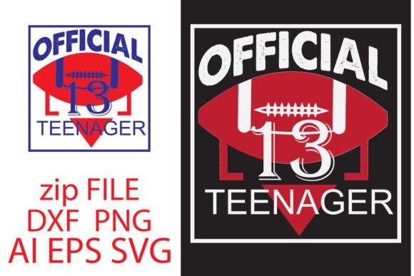 Official 13 Teenager Graphics for Creative Crafts and Web Publishing