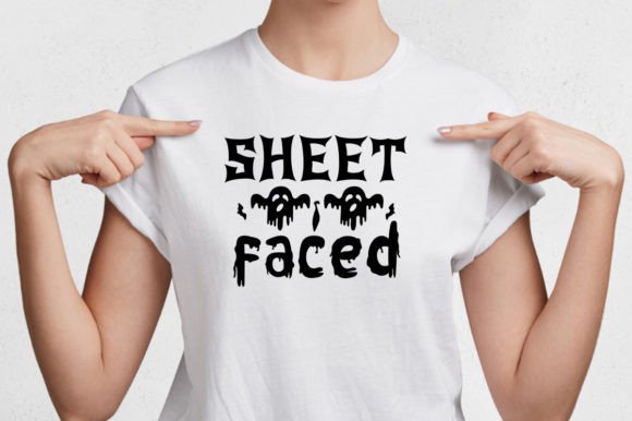 Sheet Faced_Halloween Svg Vector Design for Crafters and Print Templates