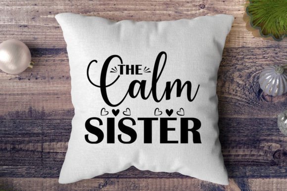 The Calm Sister_Svg Vector Design for Graphics and Print Templates