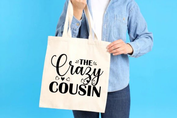 The Crazy Cousin_Svg Vector Graphics for Print Templates and Branding