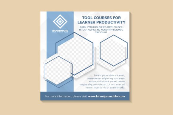 Tool Courses Square Banner - A Modern Graphic for Social Media Templates